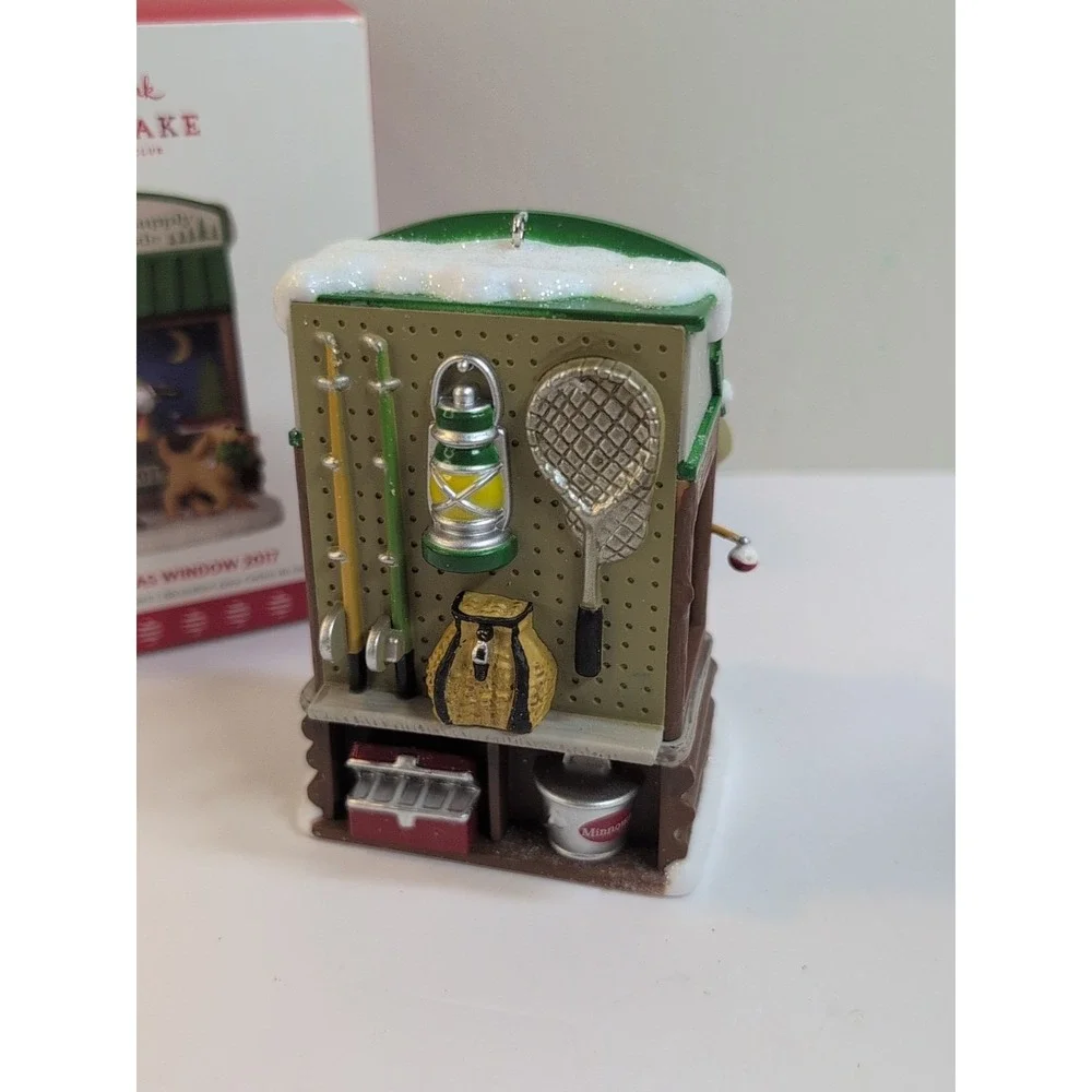 Hallmark Christmas Window 2017 KOC Keepsake outdoor supply and tackle fishing